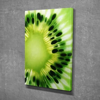 Tablou decorativ, DC217, Canvas, Lemn, Multicolor imagine