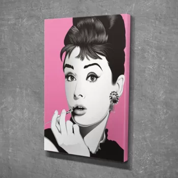 Tablou decorativ, DC226, Canvas, Lemn, Multicolor imagine