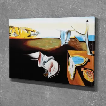 Tablou decorativ, DC241, Canvas, Lemn, Multicolor imagine
