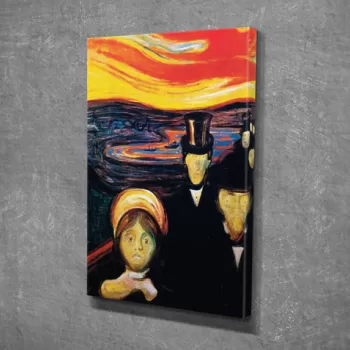 Tablou decorativ, DC257, Canvas, Lemn, Multicolor imagine