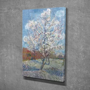 Tablou decorativ, DC258, Canvas, Lemn, Multicolor imagine