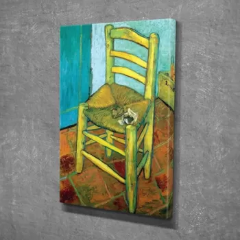 Tablou decorativ, DC275, Canvas, Lemn, Multicolor imagine