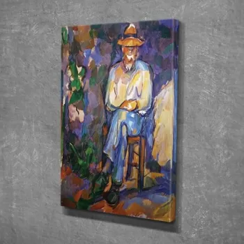 Tablou decorativ, DC293, Canvas, Lemn, Multicolor imagine