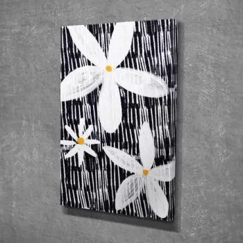 Tablou decorativ, DC343, Canvas, Lemn, Multicolor imagine