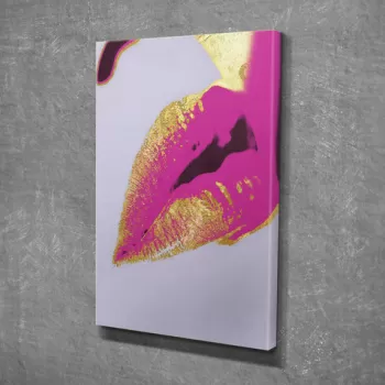 Tablou decorativ, DC347, Canvas, Lemn, Multicolor imagine
