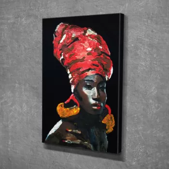 Tablou decorativ, DC362, Canvas, Lemn, Multicolor imagine