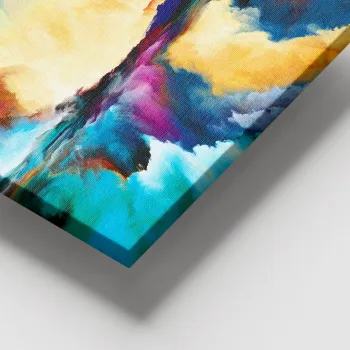 Tablou decorativ, DEV02125100140, Cadru: 100% LEMN (Grosime: 3-4 cm), Multicolor imagine