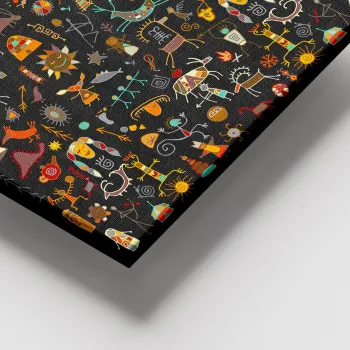Tablou decorativ, DEV02383100140, Cadru: 100% LEMN (Grosime: 3-4 cm), Multicolor imagine
