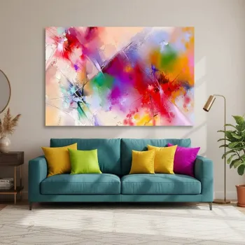 Tablou decorativ, DEV02651100140, Cadru: 100% LEMN (Grosime: 3-4 cm), Multicolor imagine