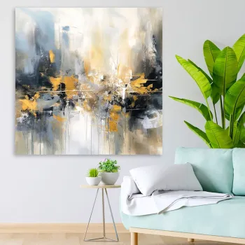 Tablou decorativ, DEV10703-140140, Cadru: 100% LEMN (Grosime: 3-4 cm), Multicolor imagine