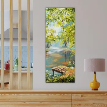 Tablou decorativ, DKY21193655400_3080, 30 x 80 cm, Multicolor imagine