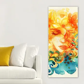 Tablou decorativ, DKY21227481441_50120, PANZA, Lemn (Grosime: 3 cm, Multicolor imagine