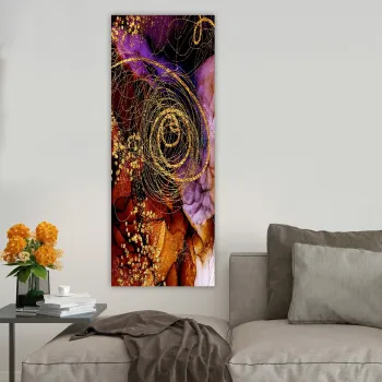Tablou decorativ, DKY41393502138_3080, PANZA, 30 x 80 cm, Multicolor imagine