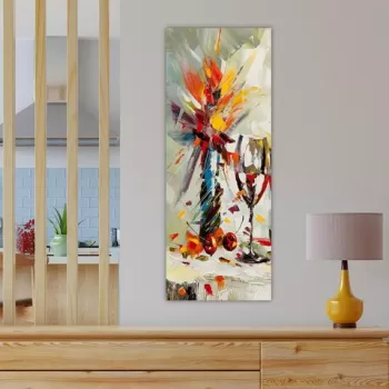 Tablou decorativ, DKY52163605_3080, Canvas, 30 x 80 cm, Multicolor imagine