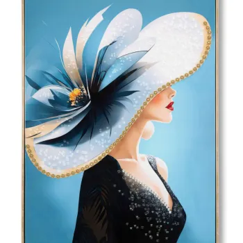 Tablou decorativ Dori -B, Mauro Ferretti, 62x92 cm, lemn de pin/canvas pictat si lacuit, multicolor imagine