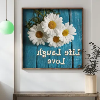 Tablou decorativ, DOS046-50, MDF, Lemn masiv, Multicolor imagine