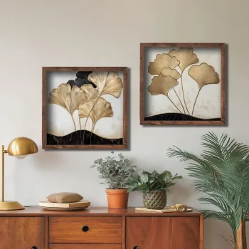 Tablou decorativ, DOS083-50, MDF, Lemn masiv, Multicolor imagine