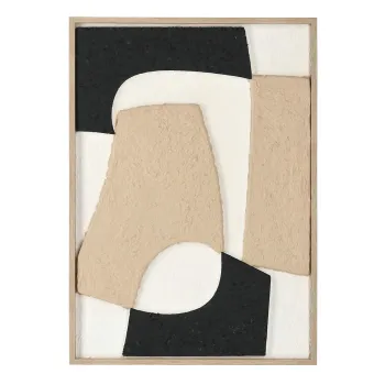 Tablou decorativ Drew 238033, Bizzotto, 50x70 cm, MDF/rama polistiren, bej imagine
