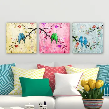 Tablou decorativ, drprc9031, PANZA, Lemn (Grosime: 3 cm, Multicolor imagine