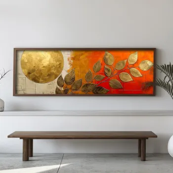Tablou decorativ, EMR002, Lemn, Multicolor imagine