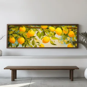 Tablou decorativ, EMR041, MDF, Lemn, Multicolor imagine