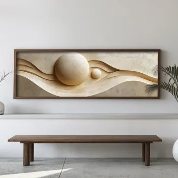 Tablou decorativ, EMR065, Lemn, Multicolor imagine