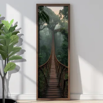 Tablou decorativ, EMR076, MDF, Lemn, Multicolor imagine