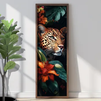 Tablou decorativ, EMR092, Lemn, Multicolor imagine