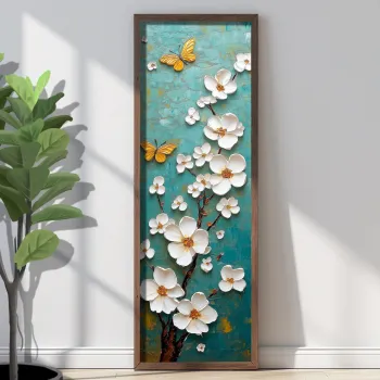 Tablou decorativ, EMR098, Lemn, Multicolor imagine