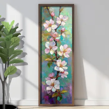 Tablou decorativ, EMR099, Lemn, Multicolor imagine