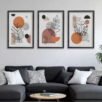 Tablou decorativ, Ersy3Syhcrv11, LEMN SOLID, MDF, Multicolor imagine