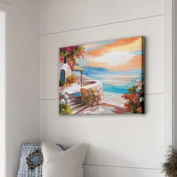 Tablou decorativ, Ersyfdc167, 70 x 100 cm, Multicolor imagine