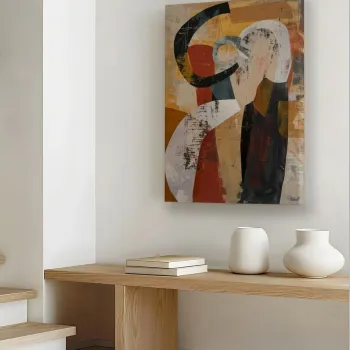 Tablou decorativ, Ersysb006, 70 x 100 cm, Multicolor imagine