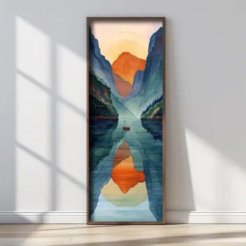 Tablou decorativ, FAH025-120, MDF, Lemn masiv, Multicolor imagine
