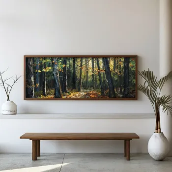 Tablou decorativ, FAH077-150, MDF, Lemn masiv, Multicolor imagine