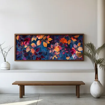 Tablou decorativ, FAH154-120, MDF, Lemn masiv, Multicolor imagine