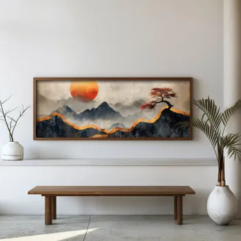 Tablou decorativ, FAH155-120, MDF, Lemn masiv, Multicolor imagine