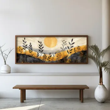 Tablou decorativ, FAH161-120, MDF, Lemn masiv, Multicolor imagine