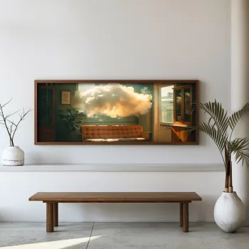 Tablou decorativ, FAH173-120, MDF, Lemn masiv, Multicolor imagine