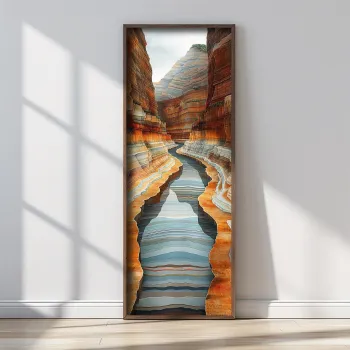 Tablou decorativ, FAH177-150, MDF, Lemn masiv, Multicolor imagine