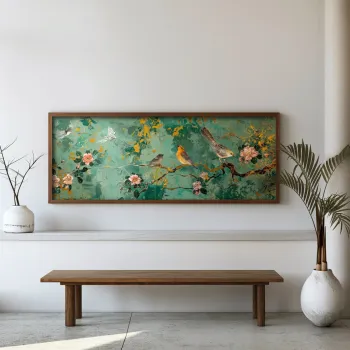 Tablou decorativ, FAH185-120, MDF, Lemn masiv, Multicolor imagine
