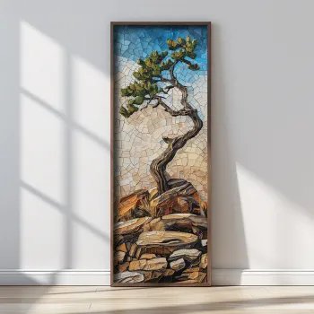 Tablou decorativ, FAH186-120, MDF, Lemn masiv, Multicolor imagine