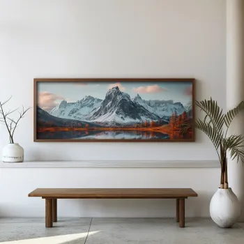 Tablou decorativ, FAH195-120, MDF, Lemn masiv, Multicolor imagine