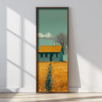 Tablou decorativ, FAH196-120, MDF, Lemn masiv, Multicolor imagine