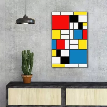 Tablou decorativ, FAMOUSART-020, Canvas, Dimensiune: 45 x 70 cm, Multicolor imagine