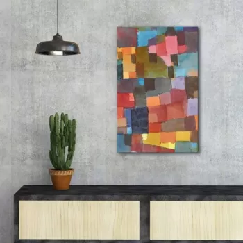 Tablou decorativ, FAMOUSART-025, Canvas, Dimensiune: 45 x 70 cm, Multicolor imagine