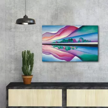 Tablou decorativ, FAMOUSART-030, Canvas, Dimensiune: 45 x 70 cm, Multicolor imagine