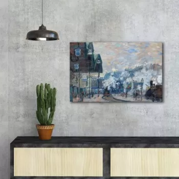 Tablou decorativ, FAMOUSART-033, Canvas, Dimensiune: 45 x 70 cm, Multicolor imagine