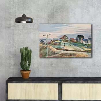 Tablou decorativ, FAMOUSART-034, Canvas, Dimensiune: 45 x 70 cm, Multicolor imagine