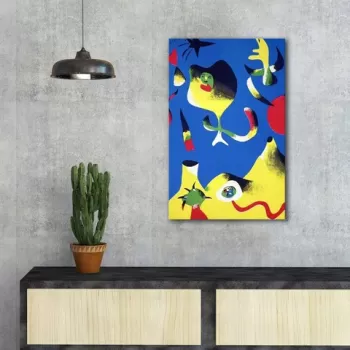 Tablou decorativ, FAMOUSART-036, Canvas, Dimensiune: 45 x 70 cm, Multicolor imagine